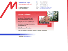 Tablet Screenshot of hausverwaltung-mayr.at